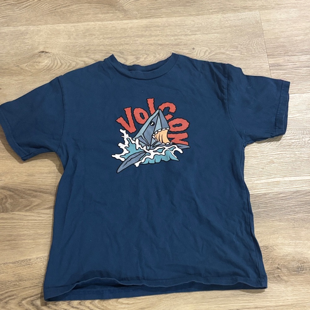 Volcom Kids Shark Attack Tee - Navy